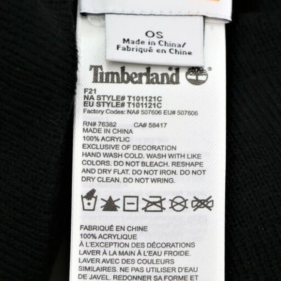 New Timberland Logo Patch Balaclava One Size Skiing Hunting Hiking - Picture 6 of 6